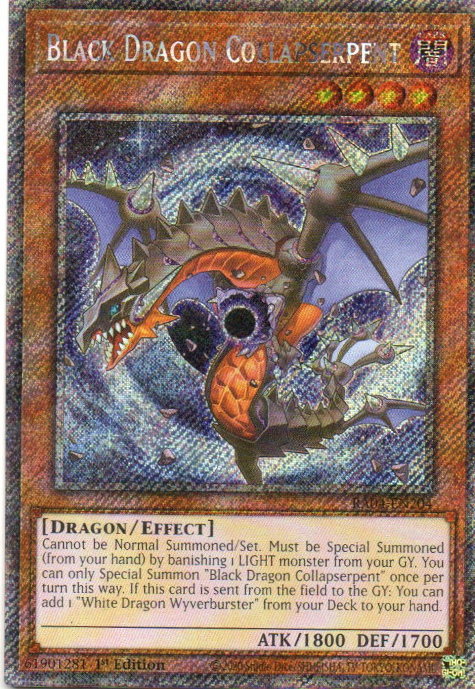 BlackDragon Collapserpent RA04-EN204 Platinum rare
