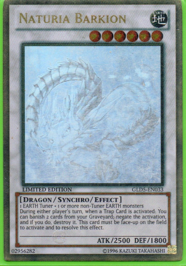 Naturia Barkion GLD5-EN033 Ghost rare