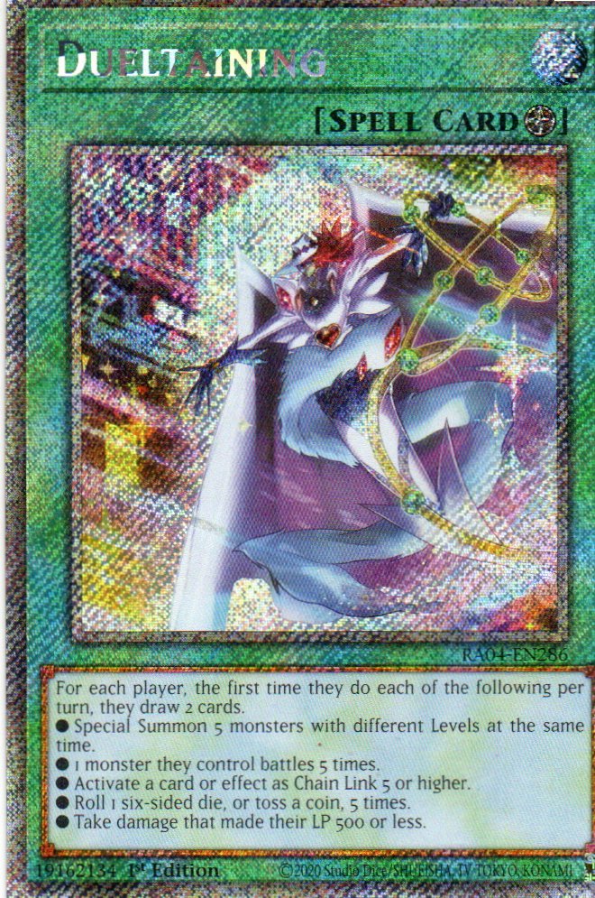 Dueltaining RA04-EN286 Platinum rare
