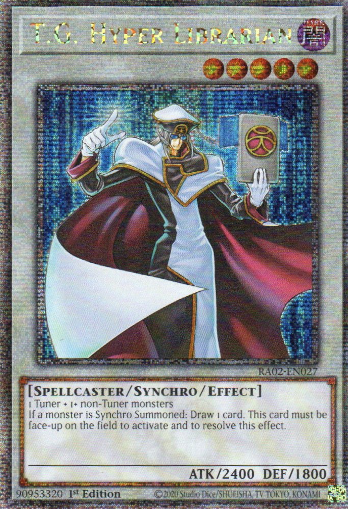 T.G. Hyper Librarian RA02-EN027 Quarter rare