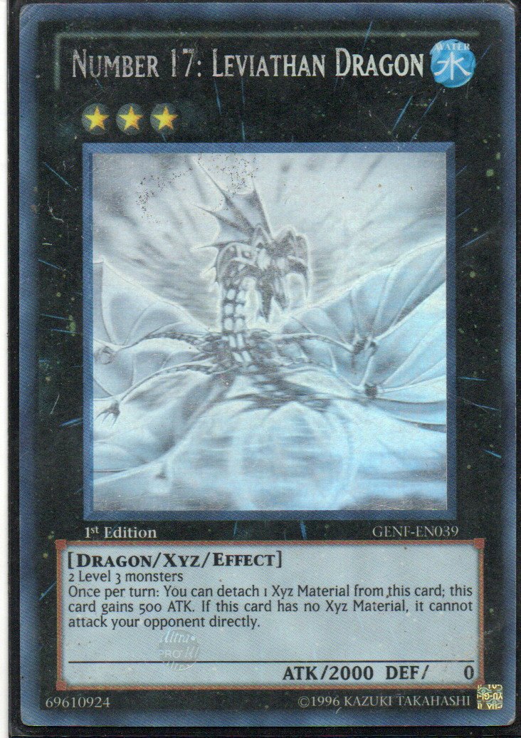Number 17: Leviathan Dragon GENF-EN039 Ghost rare