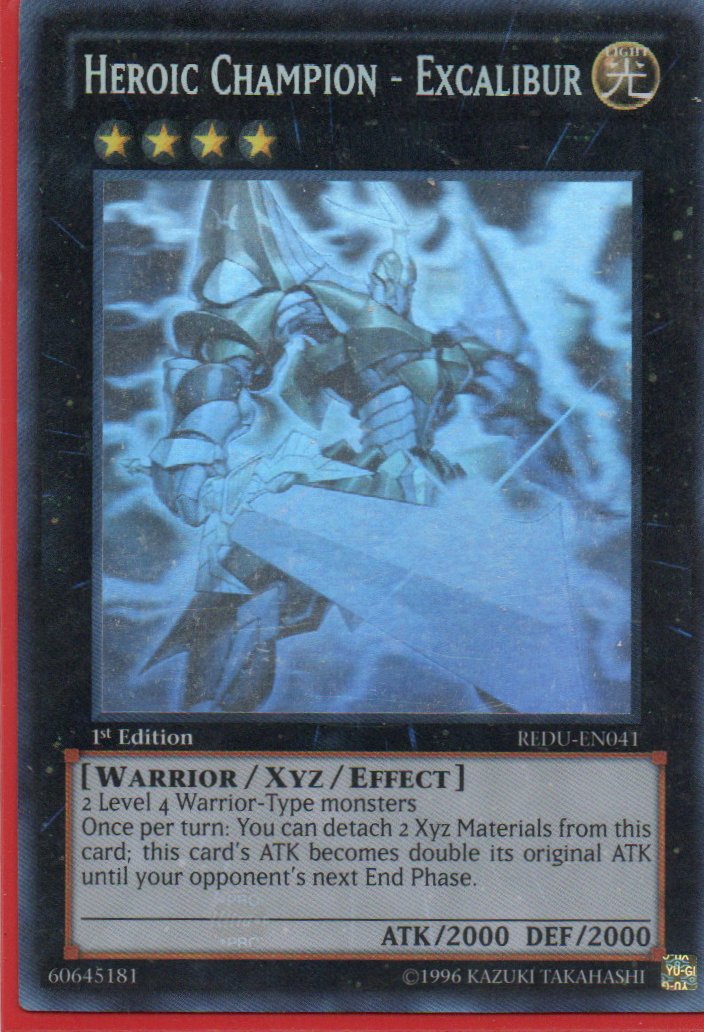 Heroic Champion - Excalibur REDU-EN041 Ghost rare