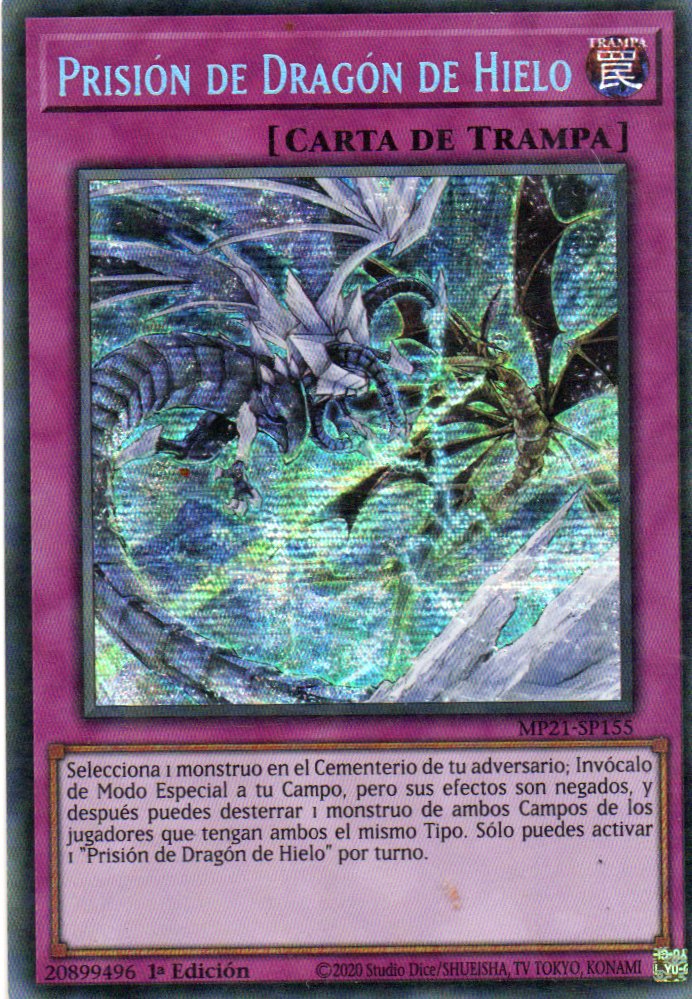 Prision de Dragon de Hielo MP21-SP155 Secret rare