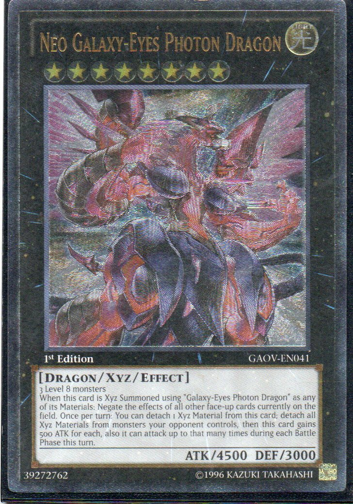 Neo Galaxy-Eyes Photon Dragon GAOV-EN041 Ultimate rare