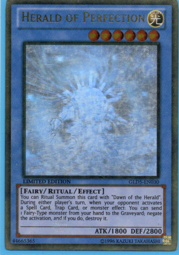 Herald of Perfection GLD5-EN030 Ghost rare