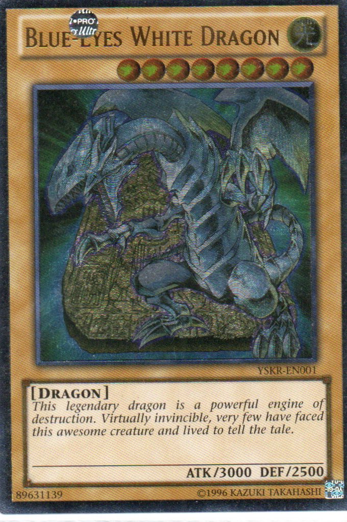 Blue-Eyes White Dragon YSKR-EN001 Ultimate rare