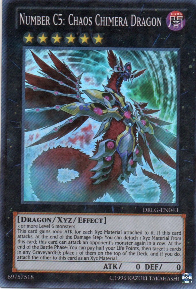 Number C5: Chaos Chimera Dragon DRLG-EN043 Super rare