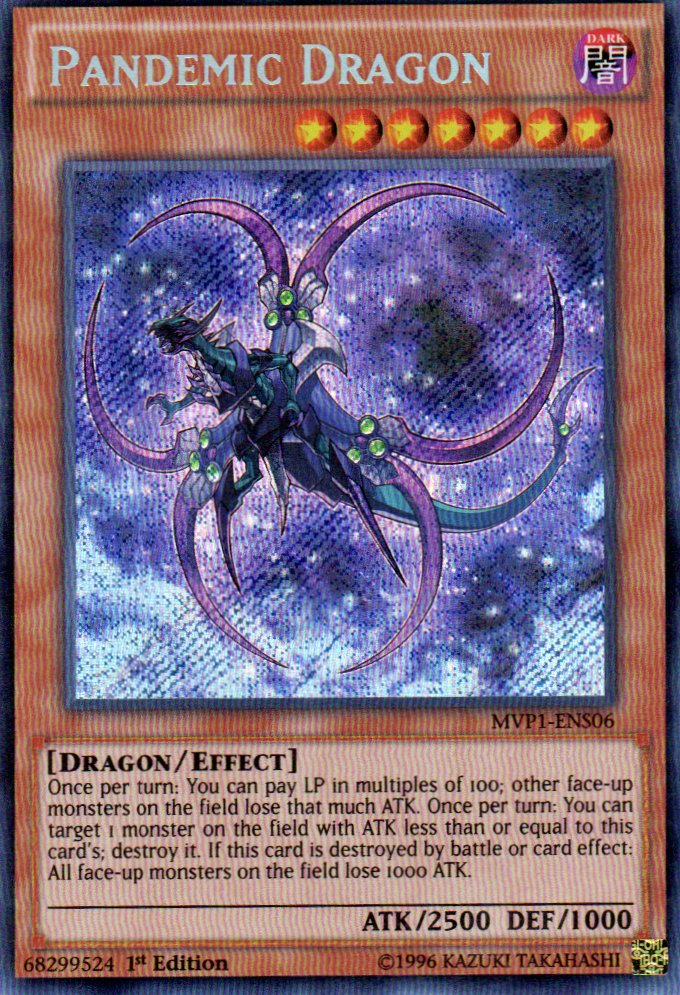 Pandemic Dragon MVP1-ENS06 Secret rare