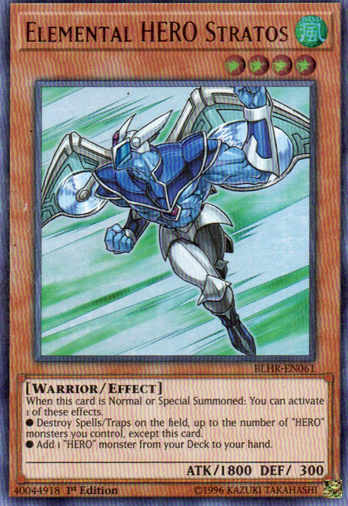 Elemental HERO Stratos BLHR-EN061 Ultra rare