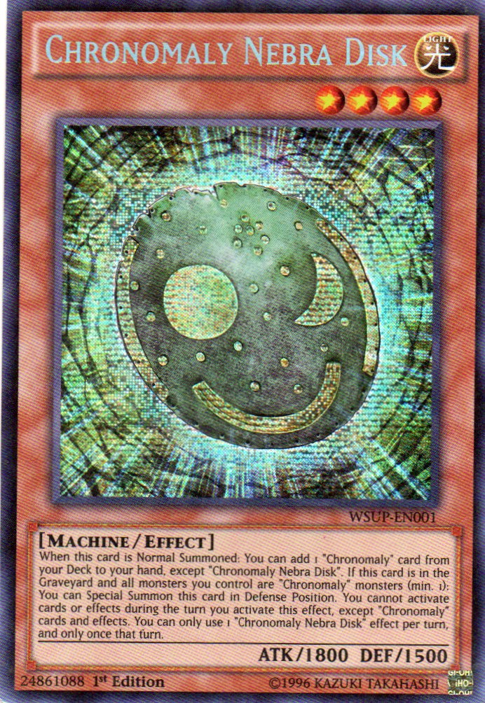 Chronomaly Nebra Disk WSUP-EN001 Secret rare