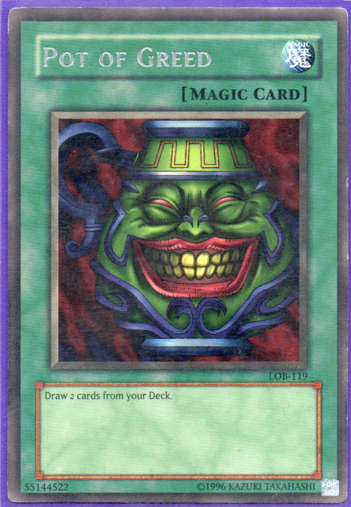 Pot of Greed LOB-119 Rare