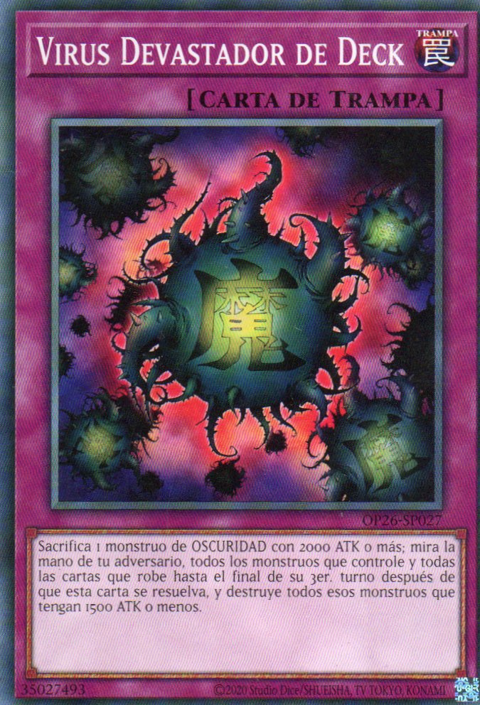Virus Devastador de Deck OP26-SP027 Commun