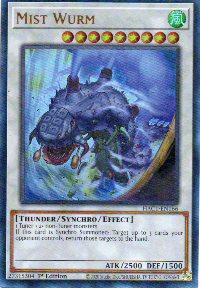 Mist Wurm HAC1-EN166 Ultra rare