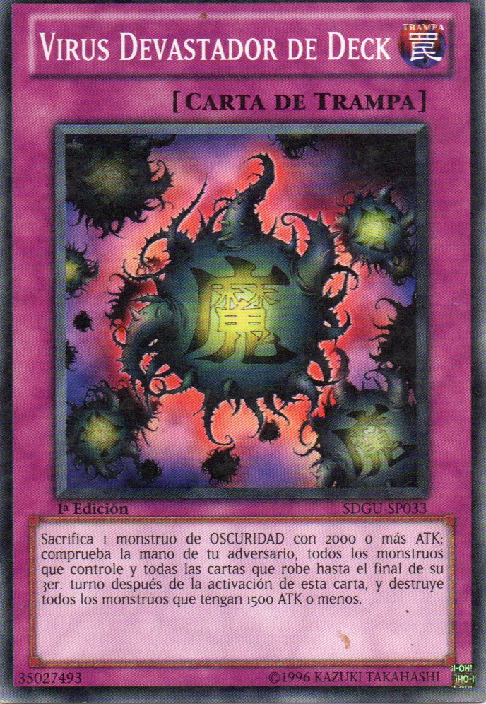Virus Devastador de Deck SDGU-SP033 Commun