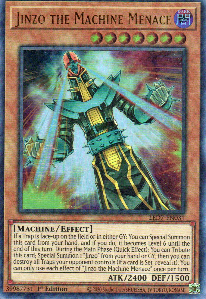 Jinzo the Machine Menace LED7-EN031 Ultra rare