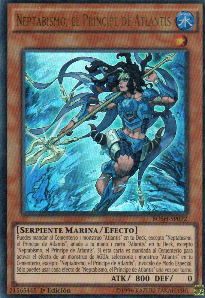 Neptabismo, el Principe de Atlantis BOSH-SP092 Ultra rare
