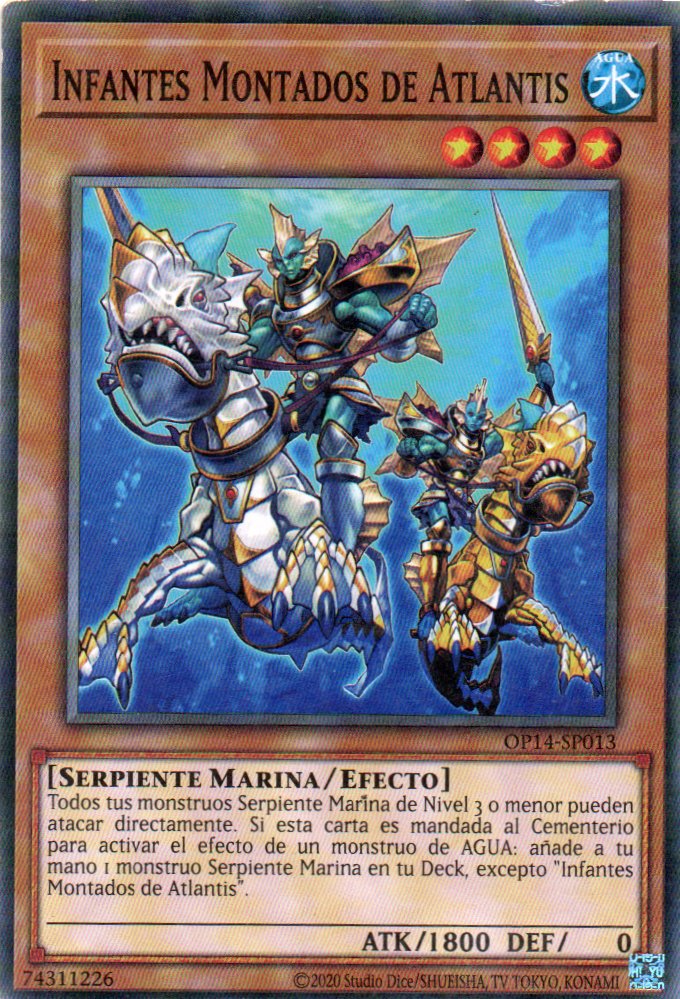 Infantes Montados de Atlantis OP14-SP013 Commun