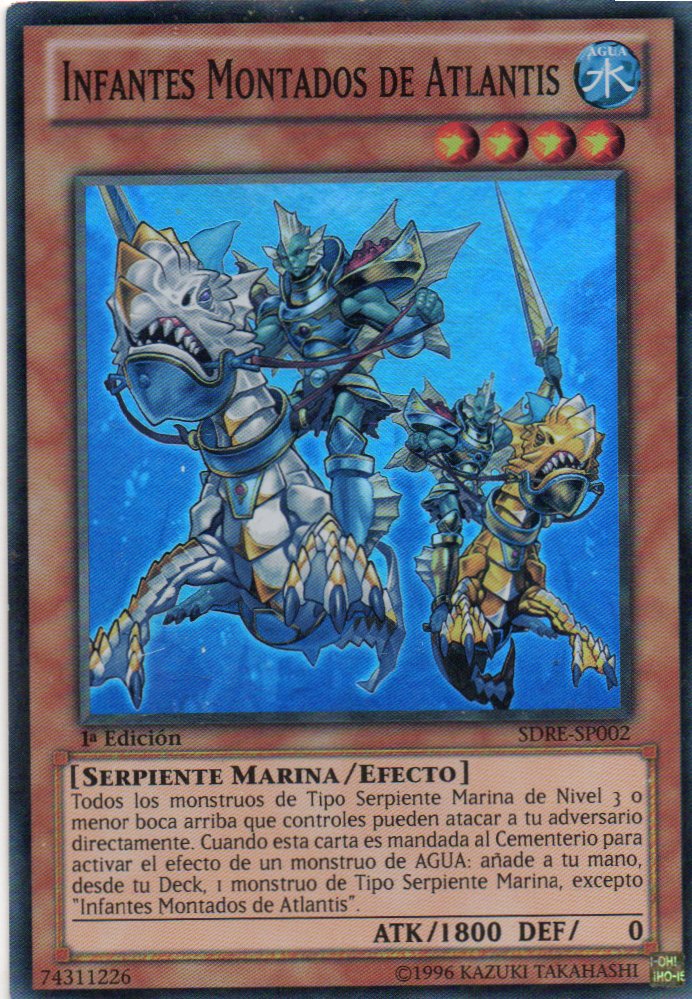 Infantes Montados de Atlantis SDRE-SP002 Super rare