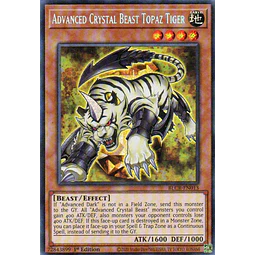 Advanced Crystal Beast Topaz Tiger BLCR-EN013 Secret rare