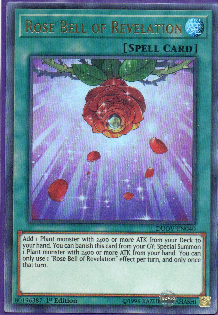 Rose Bell of Revelations DUOV-EN040 Ultra rare