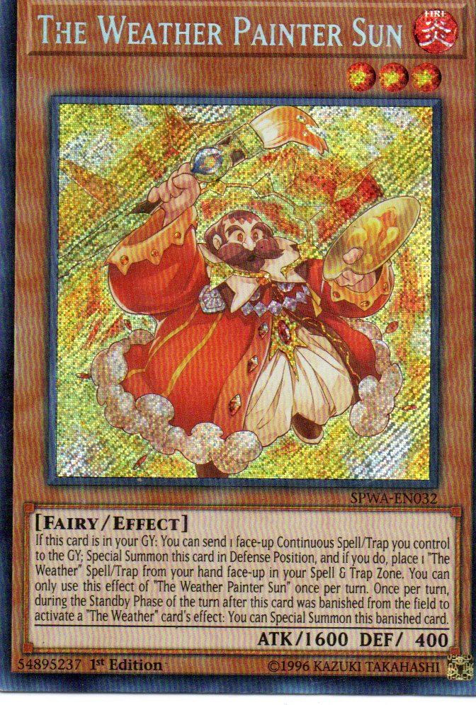 The Weather Painter Sun SPWA-EN032 Secret rare
