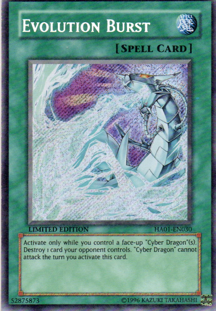 Evolution Burst HA01-EN030 Secret rare