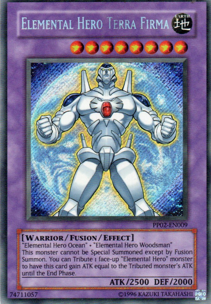 Elemental Hero Terra Firma PP02-EN009 Secret rare
