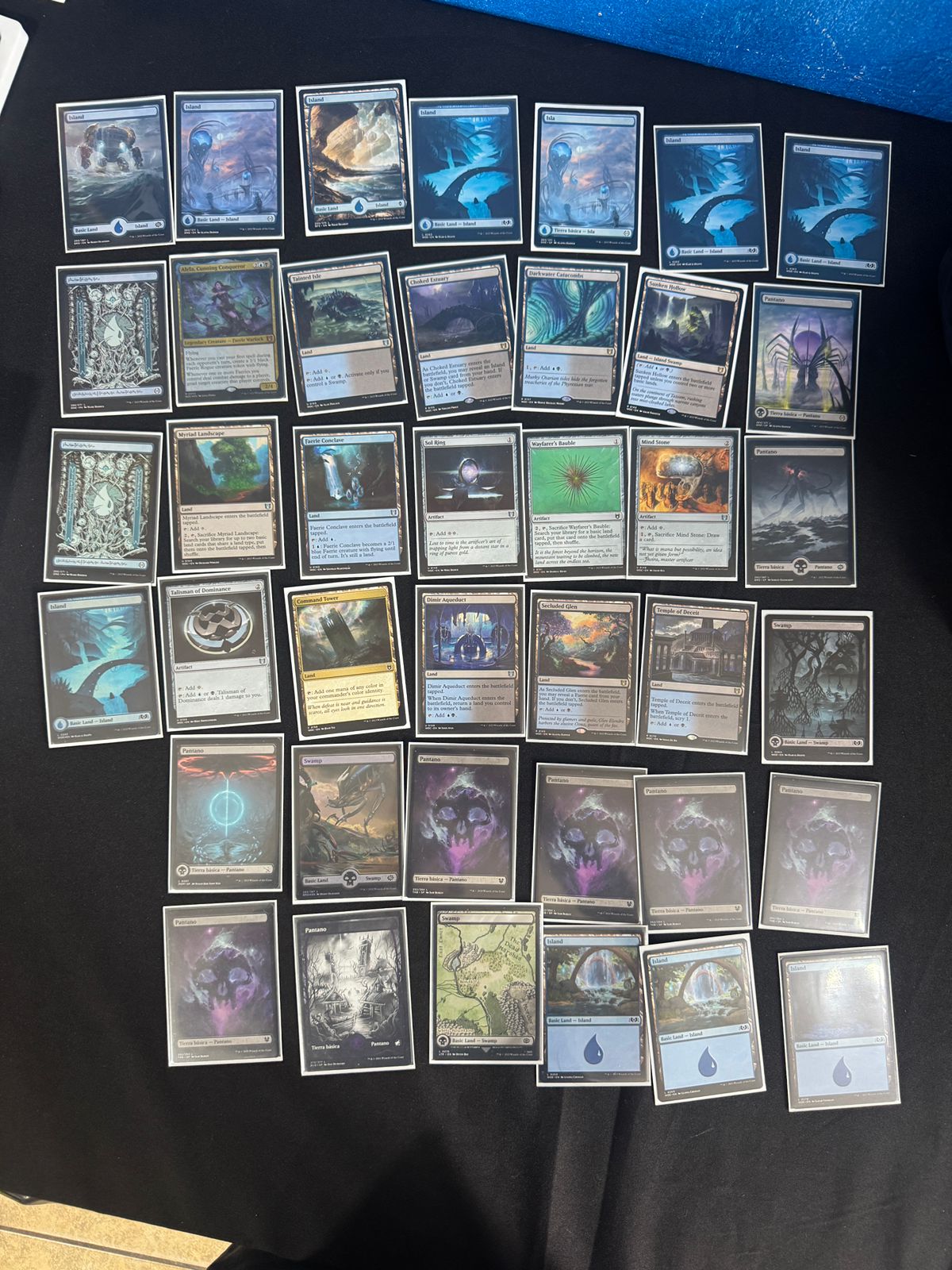 MTG Deck Fearies Commander Black/Blue