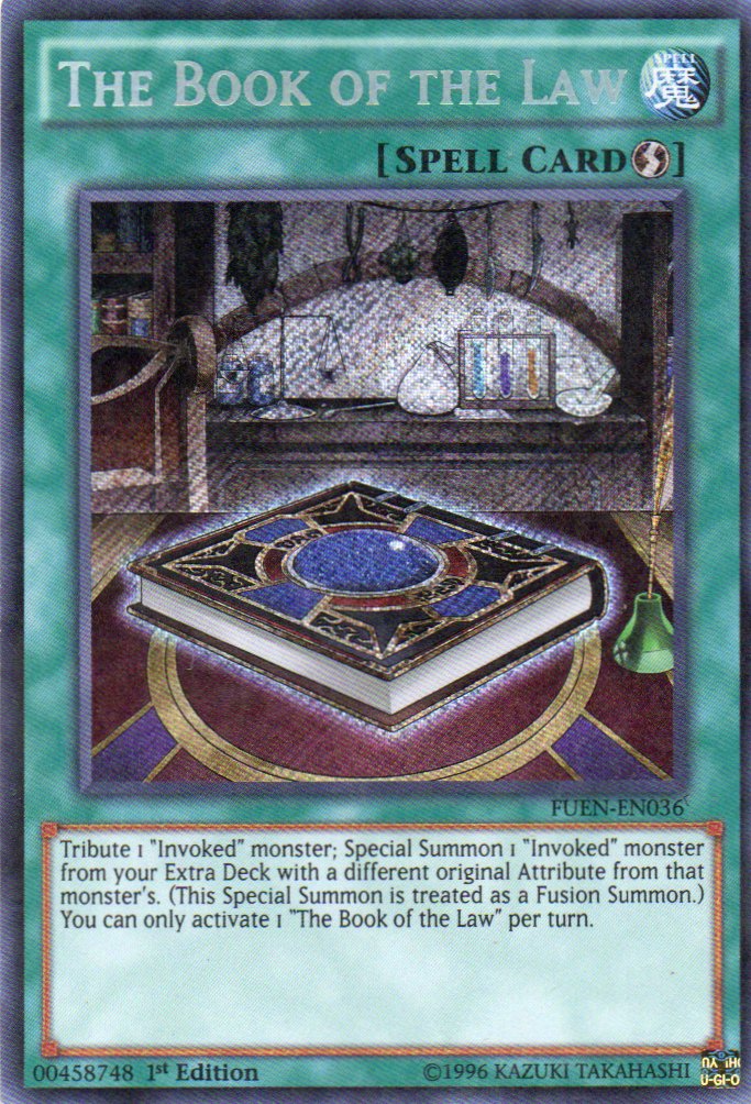 The Book of the Law FUEN-EN036 Secret rare