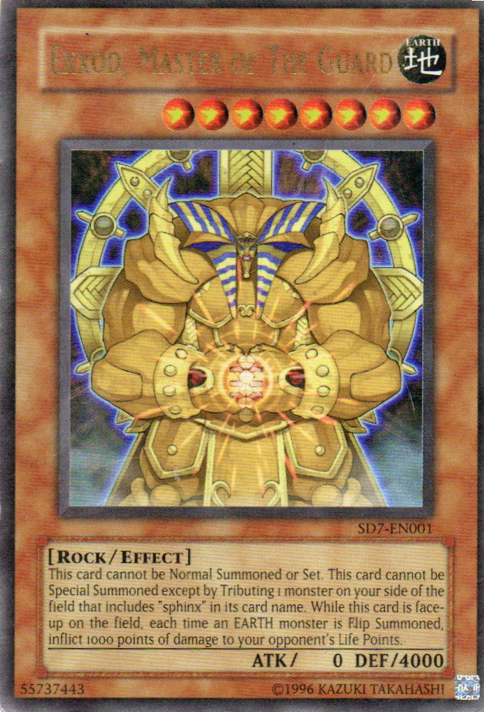 Exxod, Master of the Guard SD7-EN001 Ultra rare