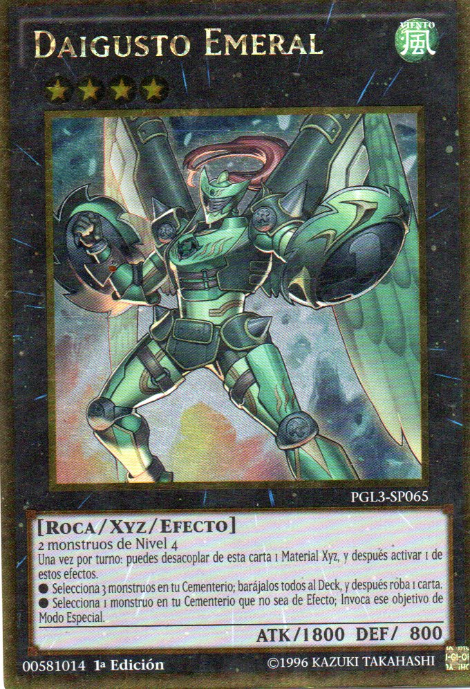 Daigusto Emeral PGL3-SP065 Gold rare