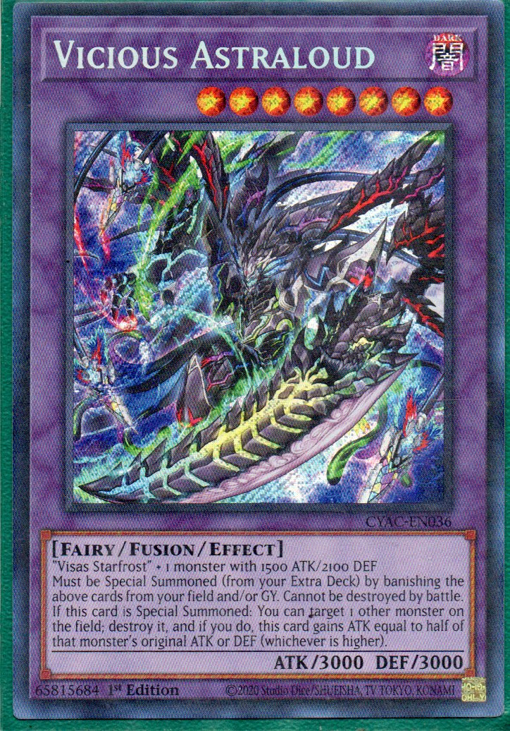 Vicious Astraloud CYAC-EN036 Secret rare