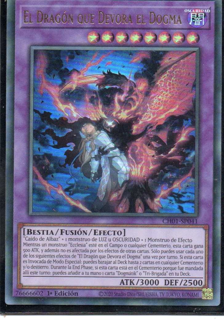 El Dragon que Devora el Dogma CH01-SP041 Ultra rare