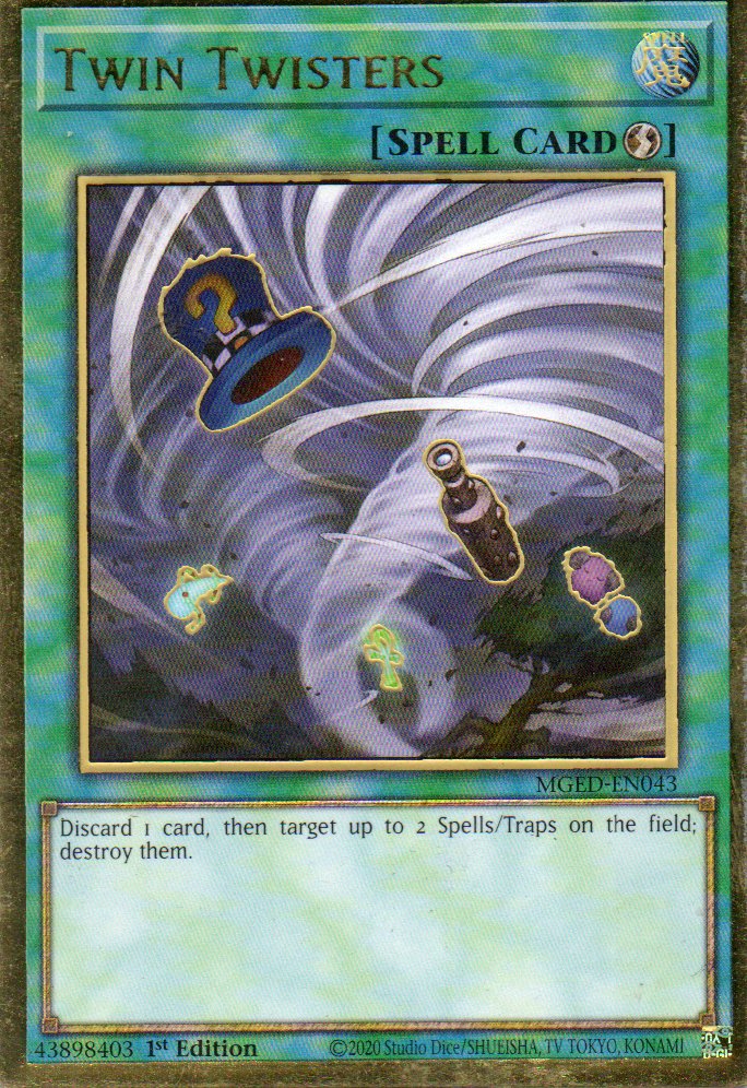 Twin Twisters MGED-EN043 Gold rare