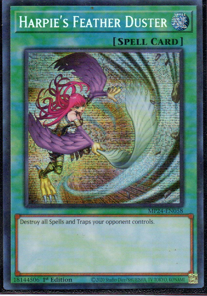 Harpie's Feather Duster MP24-EN058 Secret rare