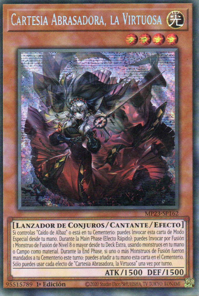 Cartesia Abrasadora, la Virtuosa MP23-SP162 Secret rare