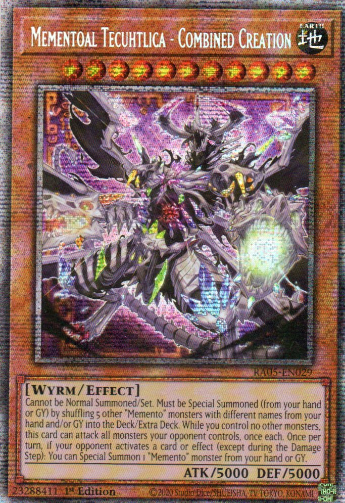 Mementoal Tecuhtlica - Combined Creation RA05-EN029 Starlight rare
