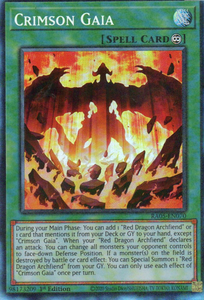 Crimson Gaia RA05-EN070 Collector