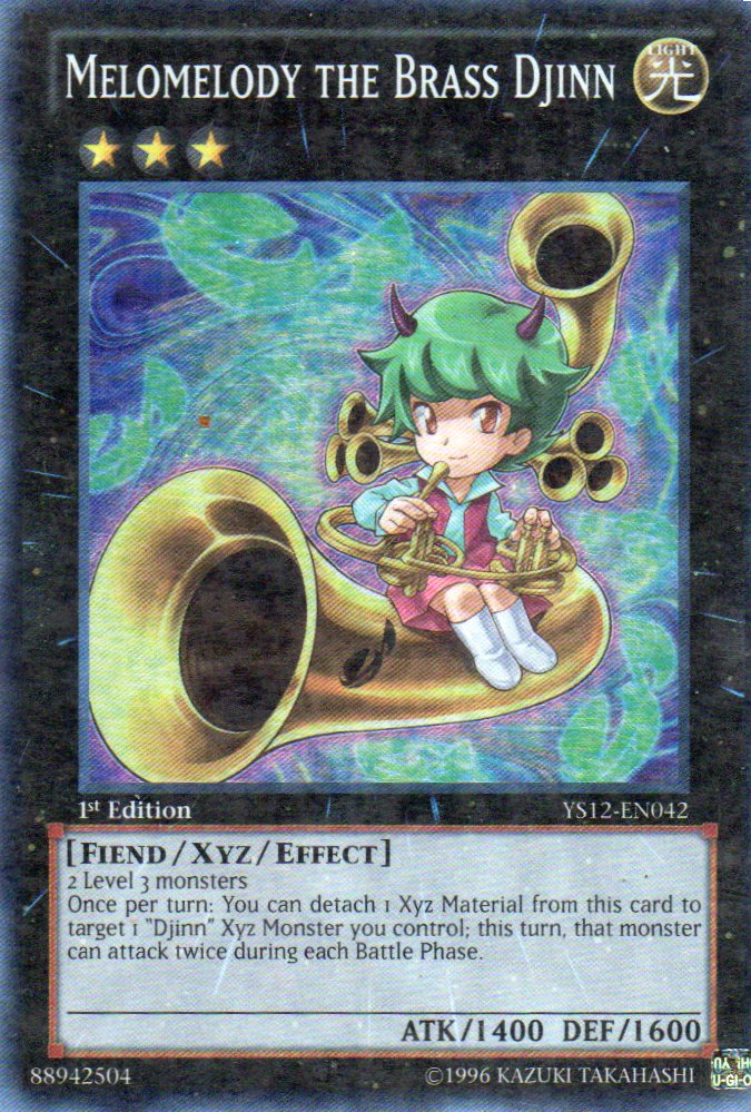 Melomelody the Brass Djinn YS12-EN042 Super rare