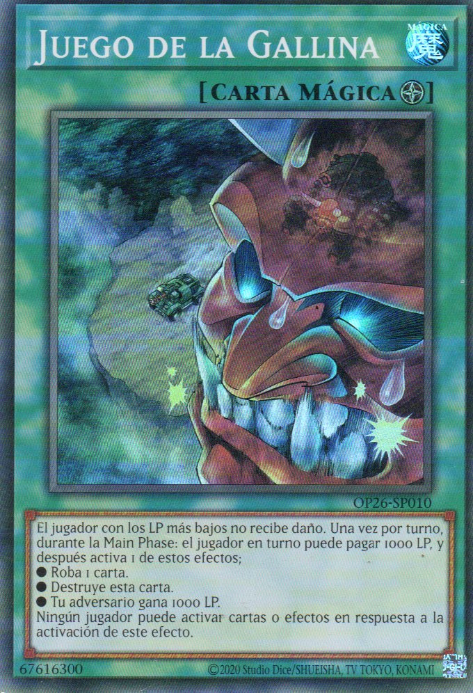 Juego de la Gallina OP26-SP010 Super rare