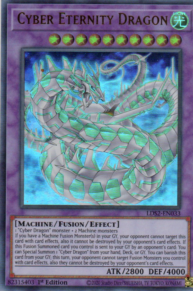 Cyber Eternity Dragon LDS2-EN033 Ultra rare