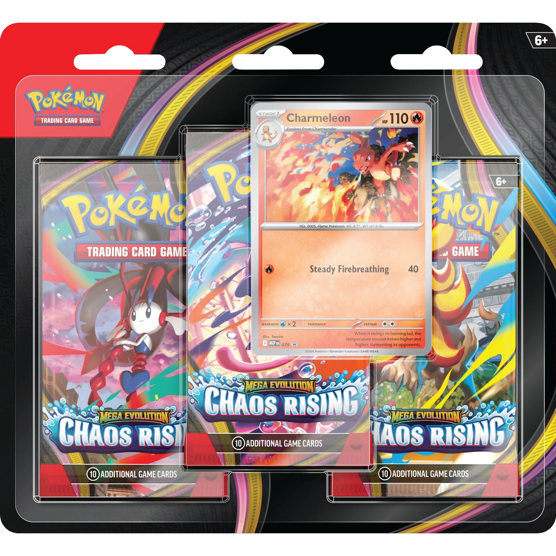 Blister Chaos Rising Pokemon TCG Ingles