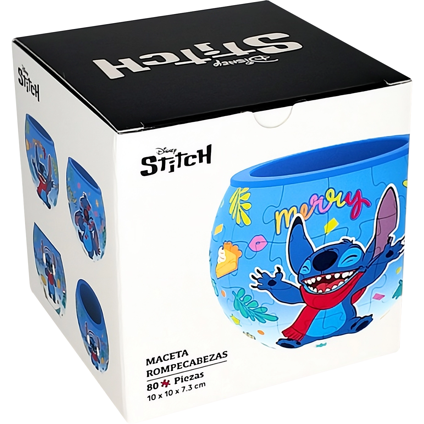 Maceta Stitch Bailando Disney 80 pz - Rompecabezas