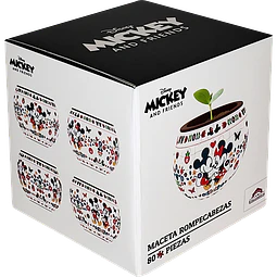 Maceta Mickey Y Minnie Disney 80 pz - Rompecabezas