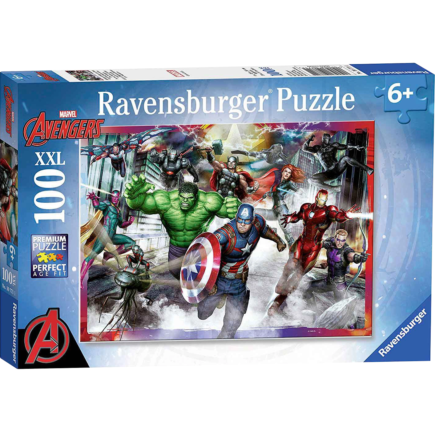 Marvel Avengers Ravensburger 100pz XXL - Rompecabezas