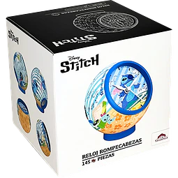 Reloj Reloj Stitch Ama las Olas Disney 145 pz - Rompecabezas