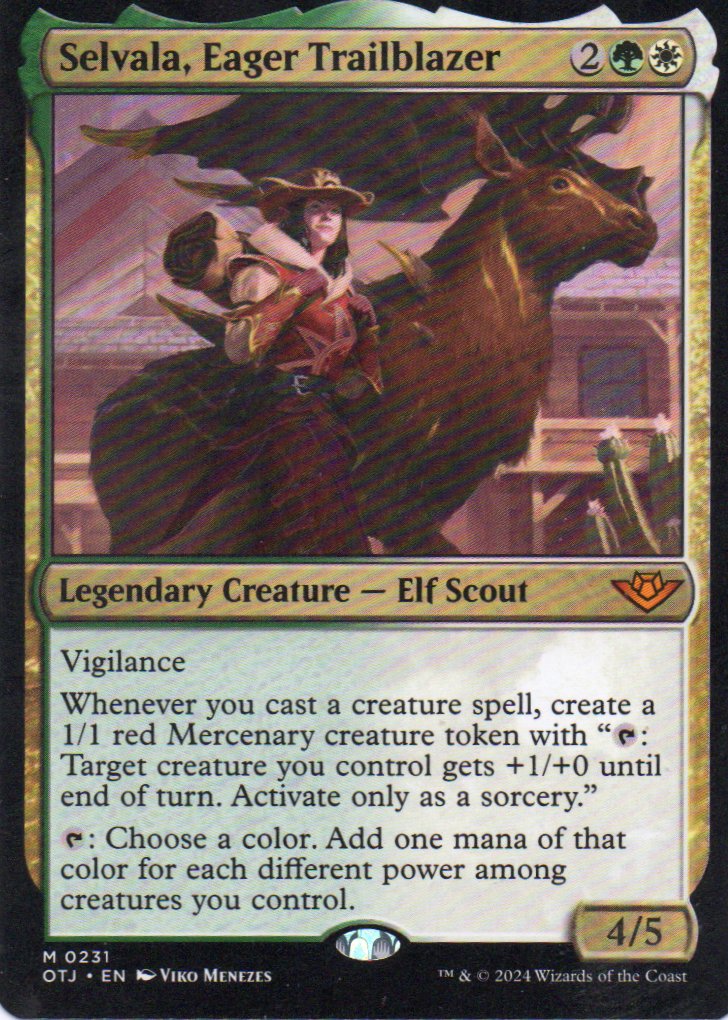 Selvala, Eager Trailblazer OTJ 231 Mythic rare