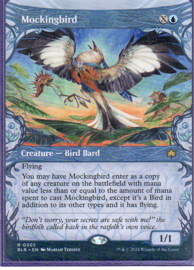 Mockingbird BLB 305 Rare