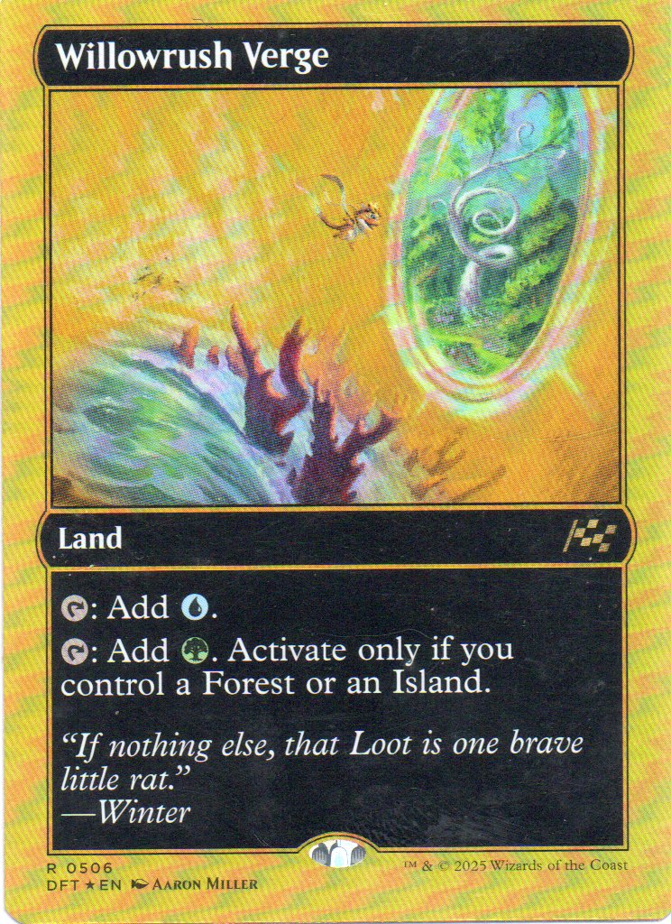 Willowrush Verge DFT 506 Rare