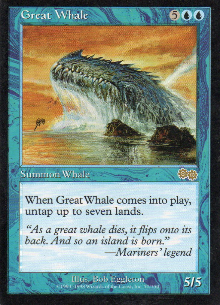 Great Whale 77 Rare